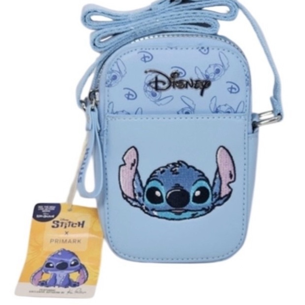 Primark Exclusive Stitch phone holder crossbody NWT